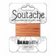 Beadsmith polyester soutache koord 3mm - Peach